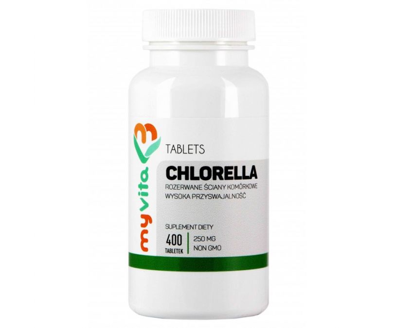 MyVita Chlorella tabletki 250mg, 400 szt.