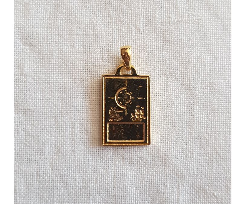Amulet dla ciekawych podróży złoto