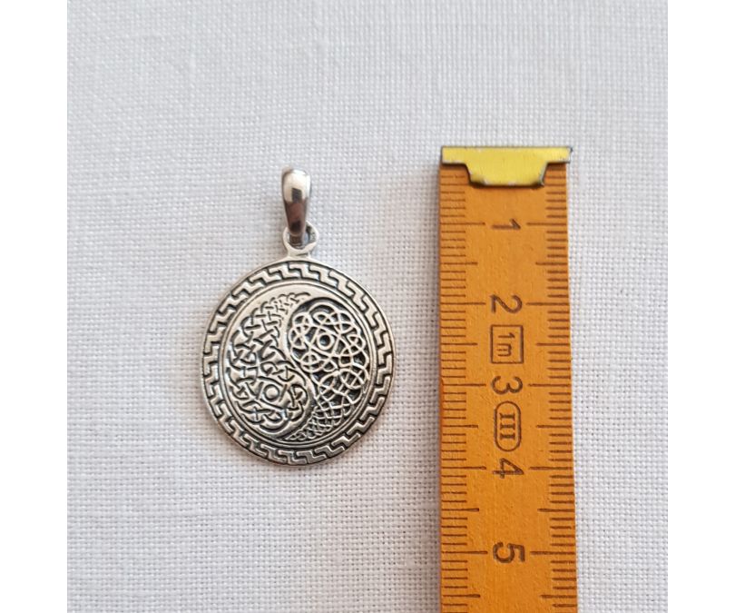 Amulet Yin Yang srebro