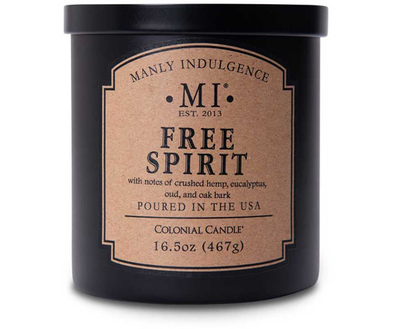 Świeca sojowa Free Spirit Colonial Candle zapachowa w szkle 467g