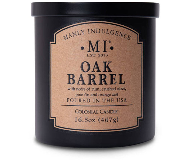 Świeca sojowa Oak Barrel Colonial Candle zapachowa w szkle 467g